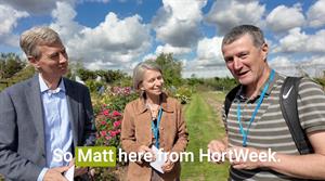Roger and Alison Seabrook with Matthew Appleby